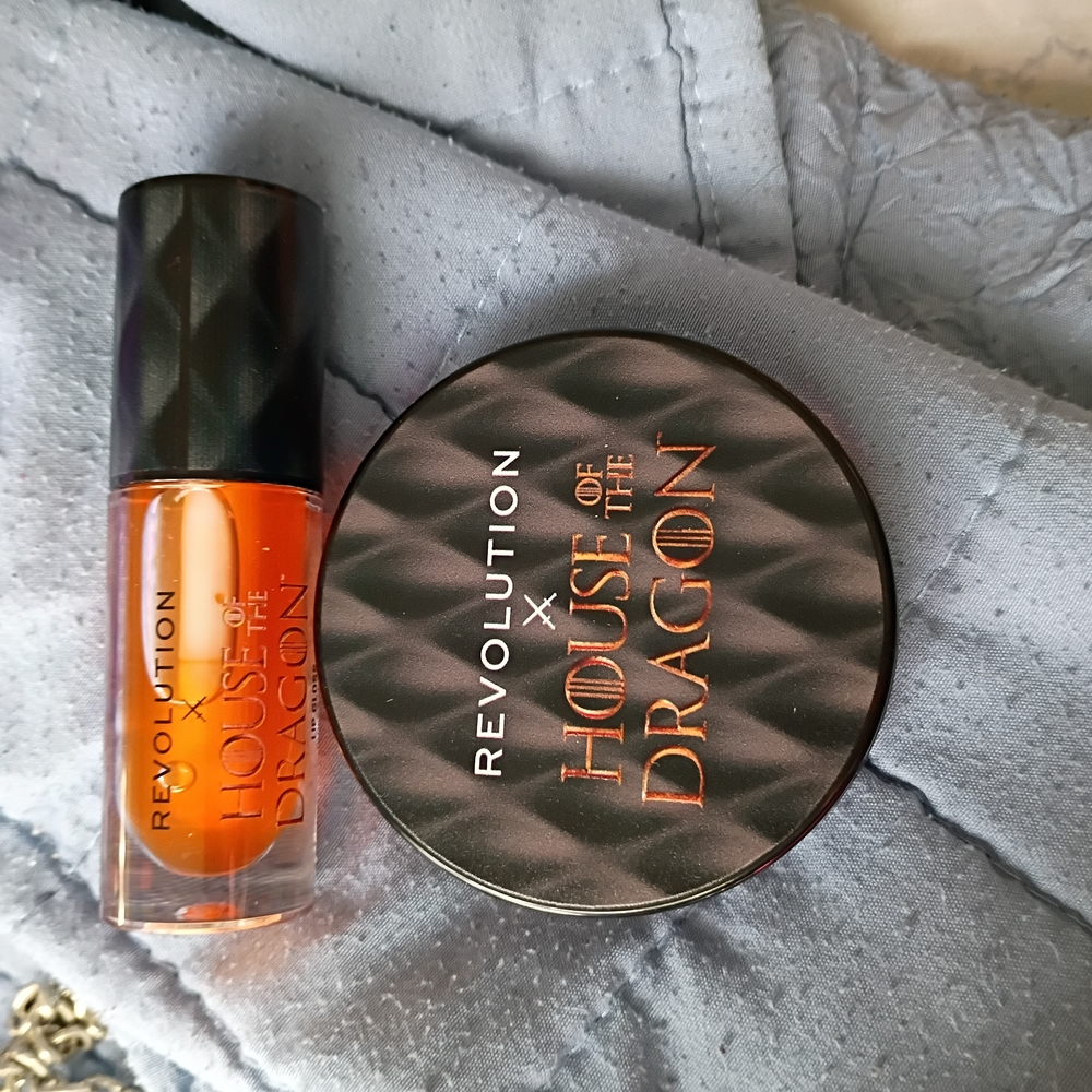 Revolution x House of the Dragon Lip Gloss And Highlighter